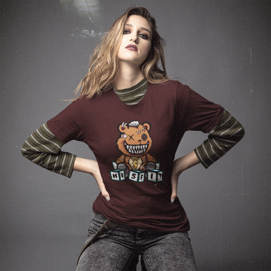 Misfit Bear Unisex T-shirt
