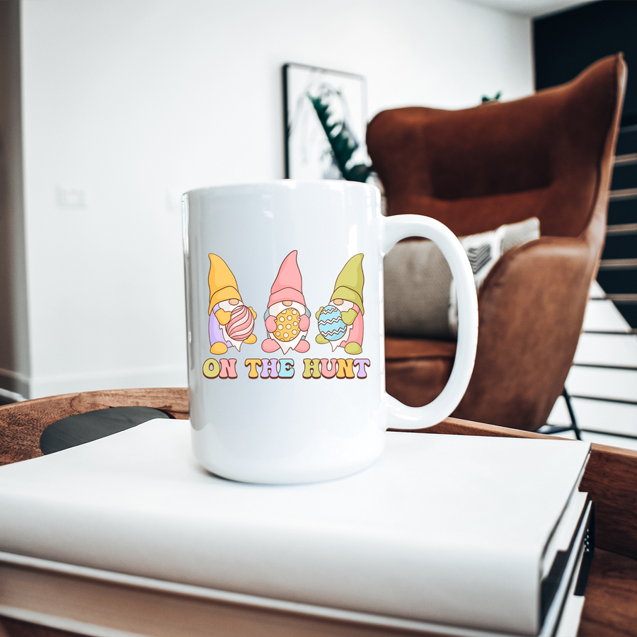 On the Hunt Gnomes 15oz Mug