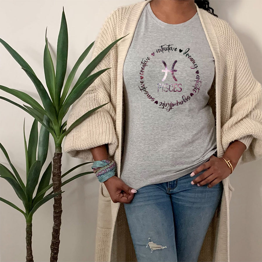 Zodiac - Pisces Unisex T-shirt
