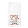 Poppin Down The Bunny Trail Towel