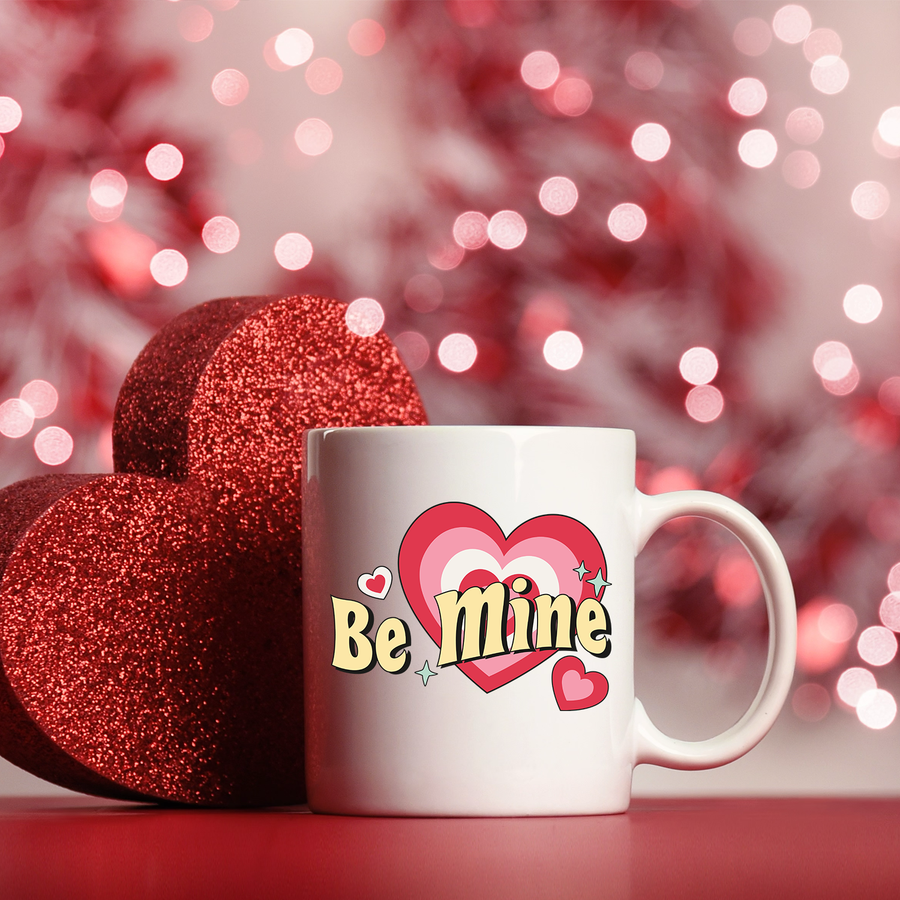Retro Be Mine 15oz Mug
