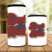 Retro Deck the Halls Can Cooler