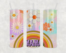Retro Mom Skinny Tumbler