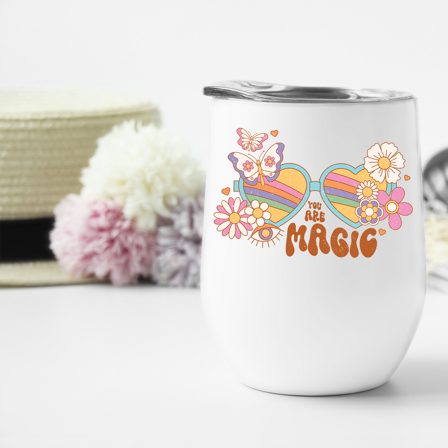 Retro You Are Magic Wine Tumbler