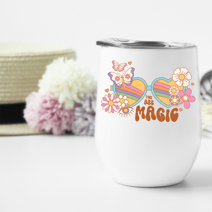 Retro You Are Magic Wine Tumbler