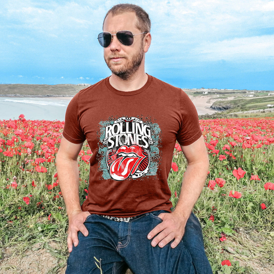 Rolling Stones Grunge Unisex T-shirt