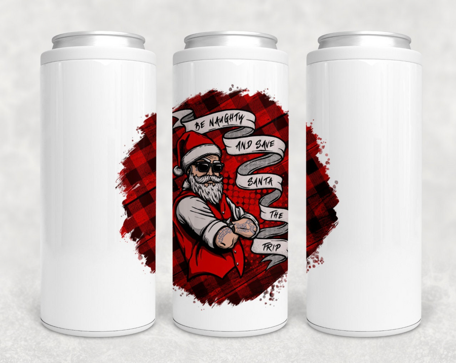 Be Naughty Skinny Can Cooler