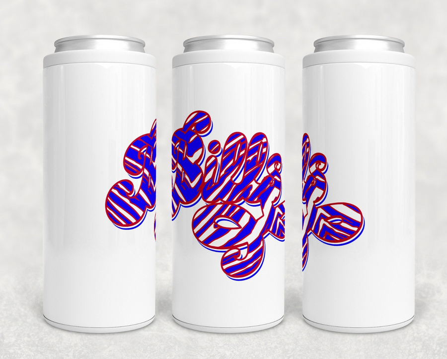 Bills Zuba Skinny Can Cooler - Buffalo