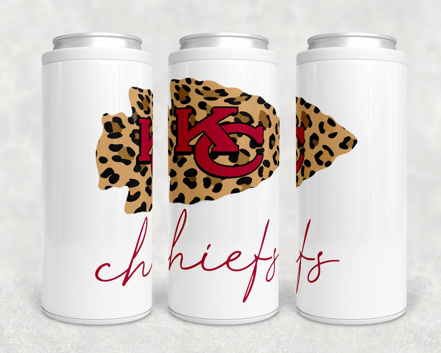 KC Chiefs Skinny Can Cooler - Kansas