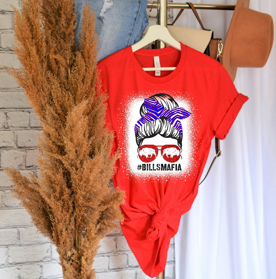 Bleach Effect Bills Mafia Unisex T-shirt