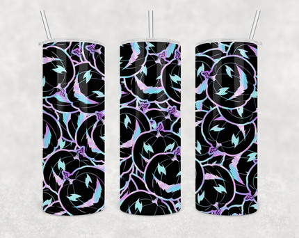 Neon Pumpkin 20oz Skinny Tumbler