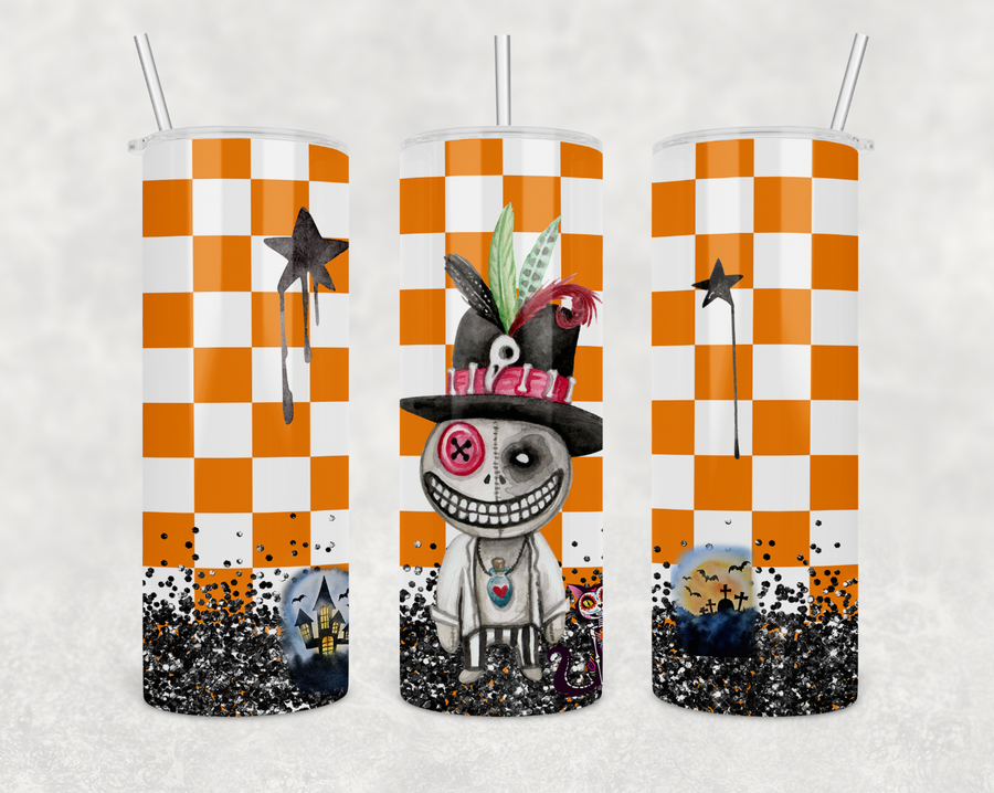 Voodoo Doll 20oz Skinny Tumbler