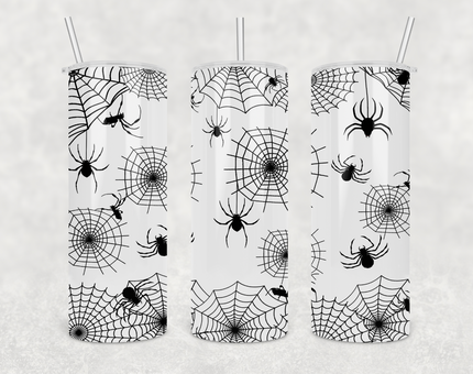 Scary Spider Vibes 20oz Skinny Tumbler