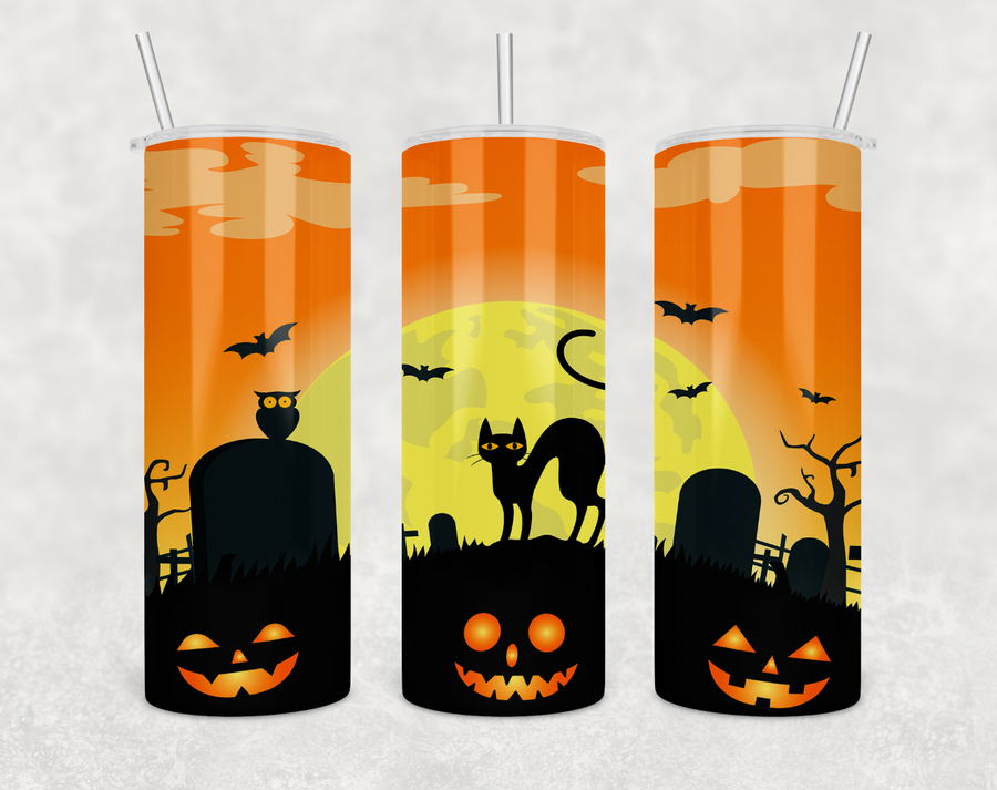 Halloween Town 20oz Skinny Tumbler