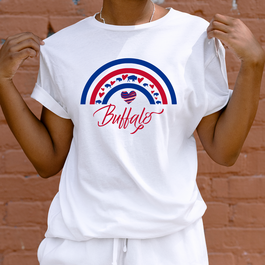 Buffalo Rainbow Unisex T-shirt