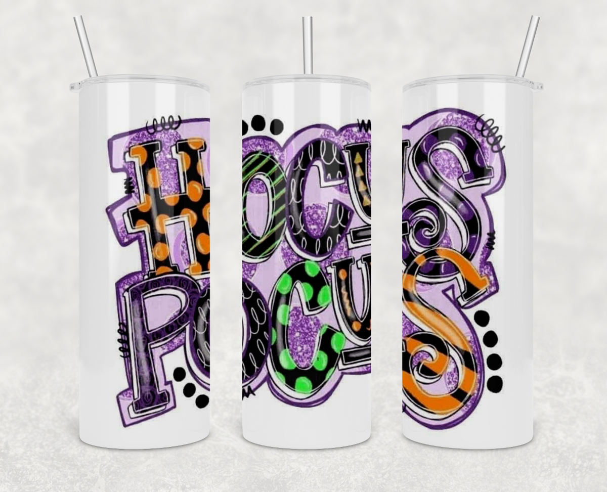 Halloween Hocus Pocus 20oz Skinny Tumbler