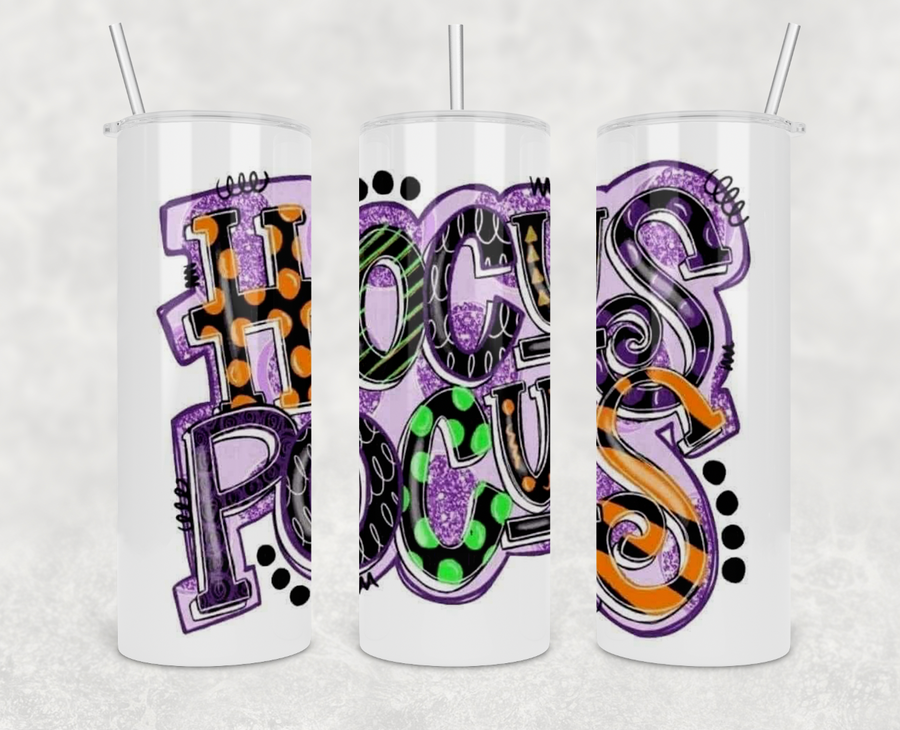 Halloween Hocus Pocus 20oz Skinny Tumbler