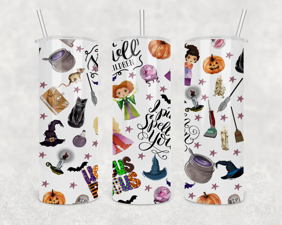 All About Hocus Pocus 20oz Skinny Tumbler