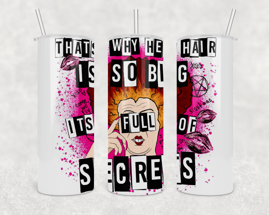 Full of Secrets 20oz Skinny Tumbler