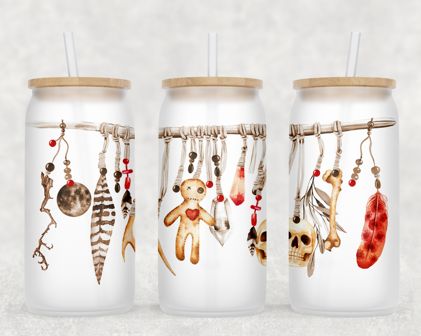 Bad Witch Glass Can Tumbler
