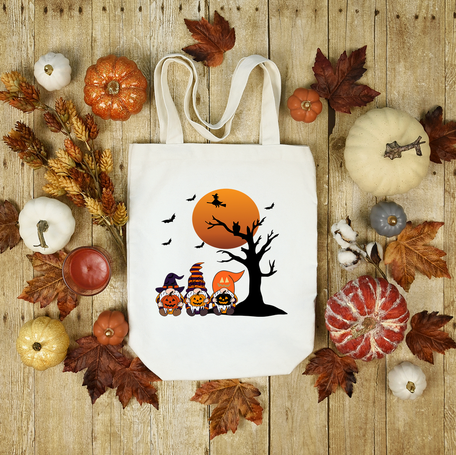 Halloween Gnomes Tote Bag
