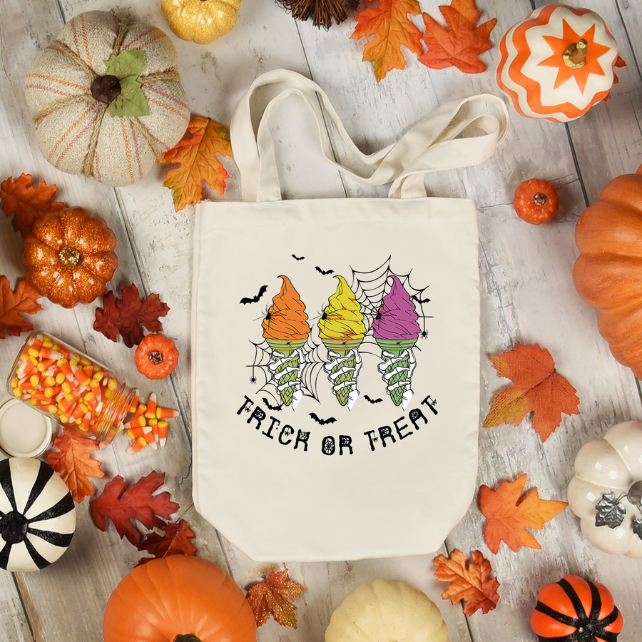 Ice Cream Trick or Treat Tote Bag