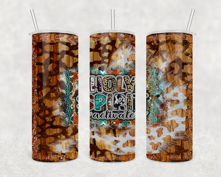 Holy Spirit Activate 20 oz Skinny Tumbler