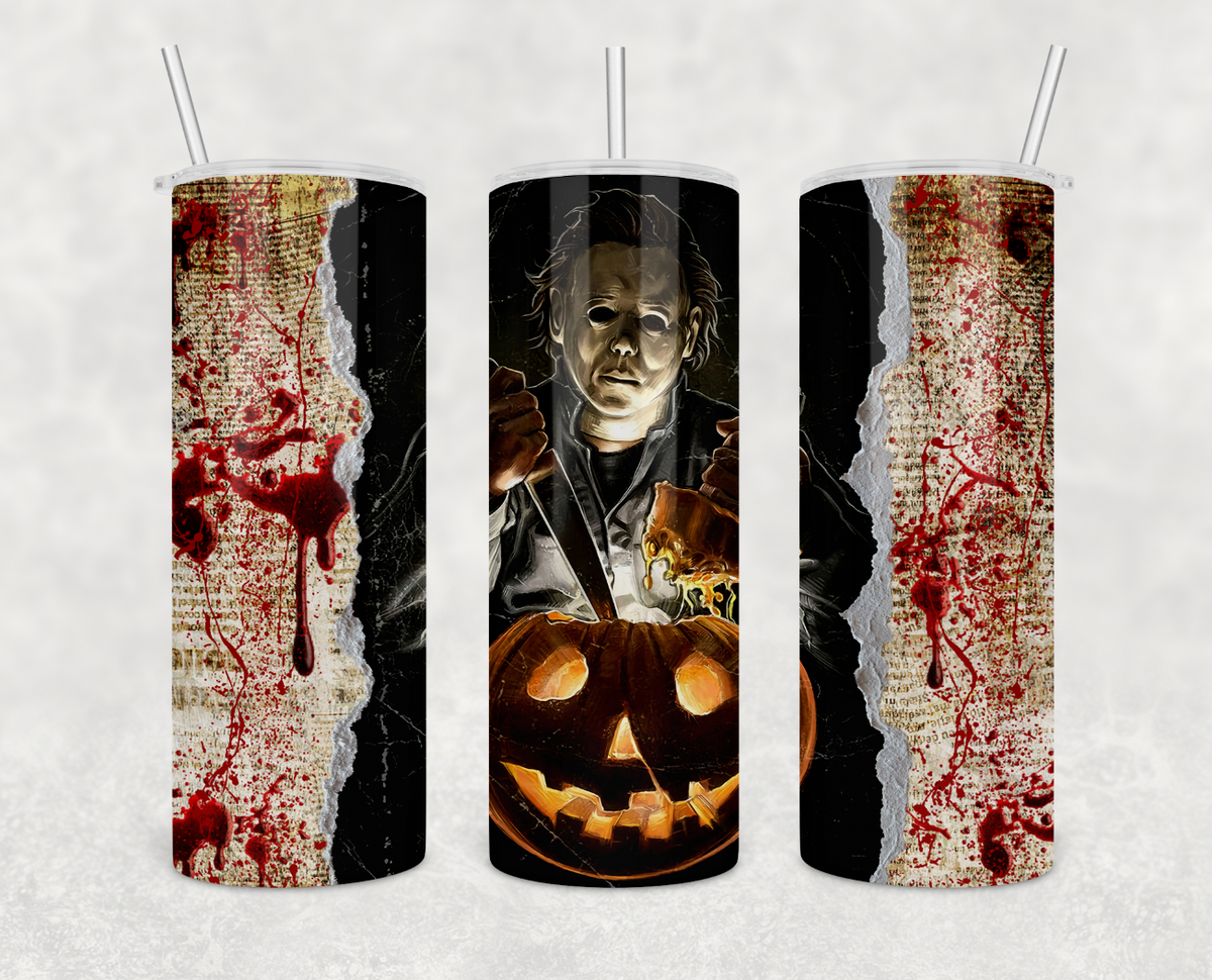 Michael Myers 20 oz Skinny Tumbler