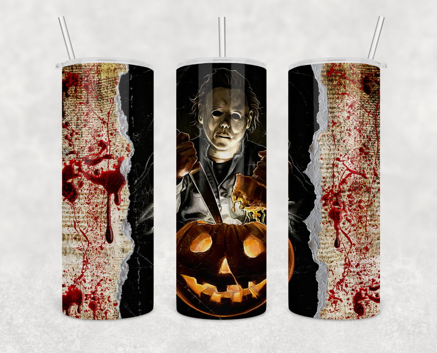 Michael Myers 20 oz Skinny Tumbler