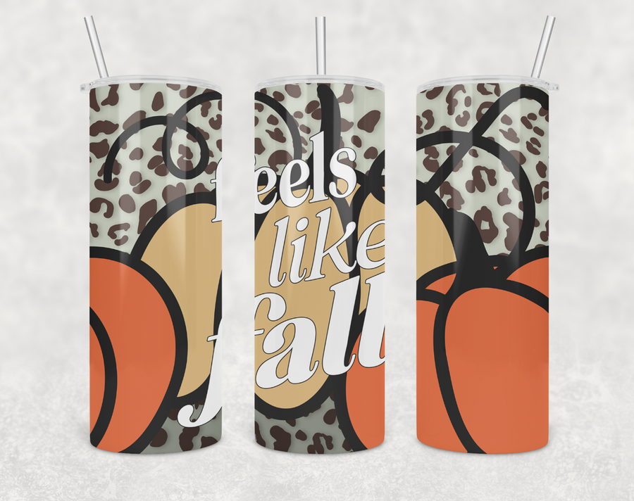 Feels Like Fall 20 oz Skinny Tumbler