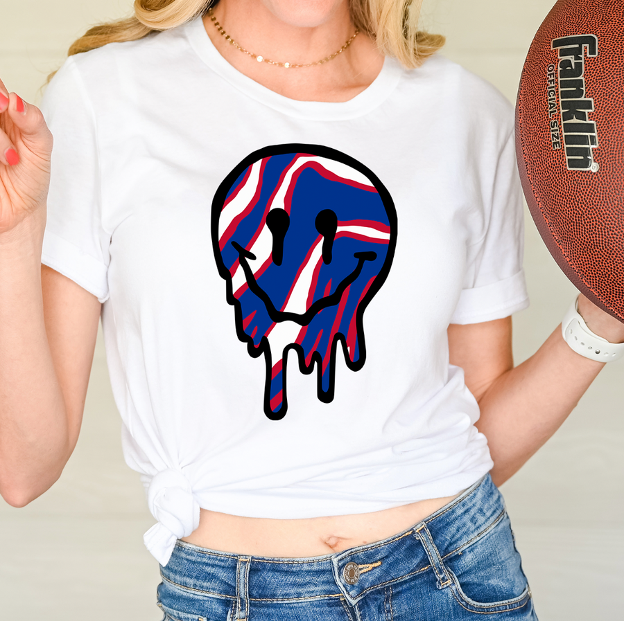 Bills Zubaz Drippy Face Unisex T-shirt