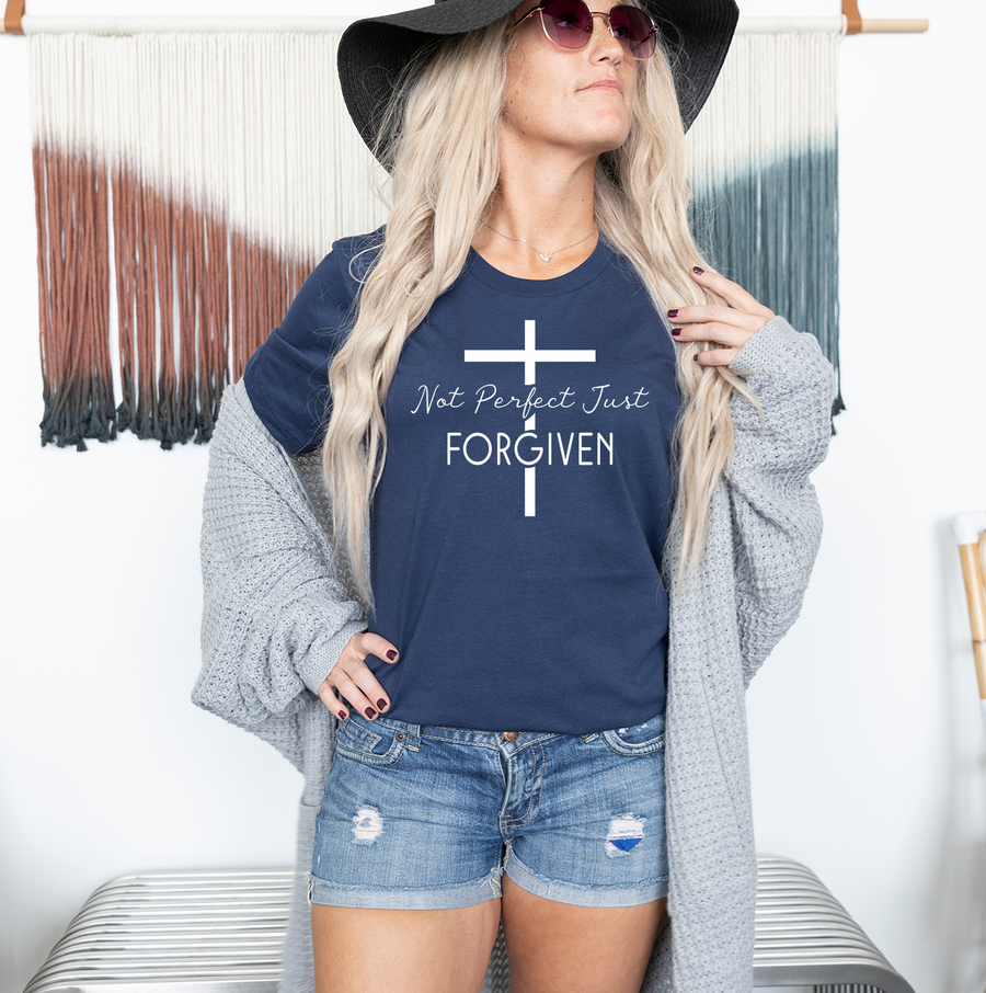 Not Perfect Just Forgiven Unisex T-shirt