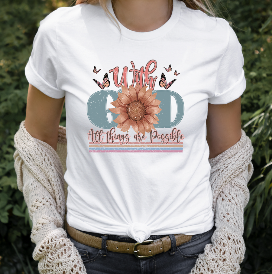 With God Anything is Possible Unisex T-shirt