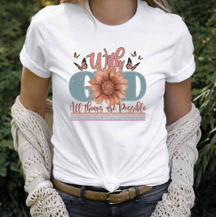 With God Anything is Possible Unisex T-shirt