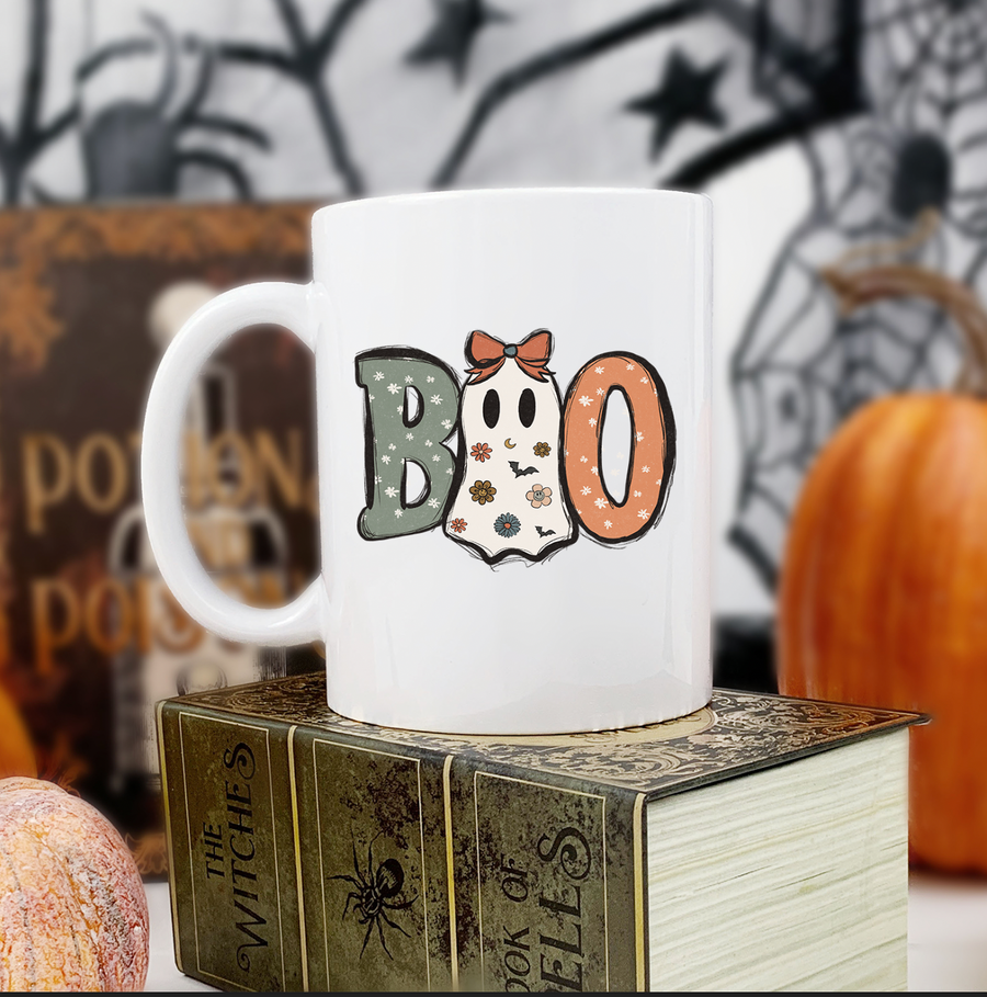 Retro Boo 15oz Mug