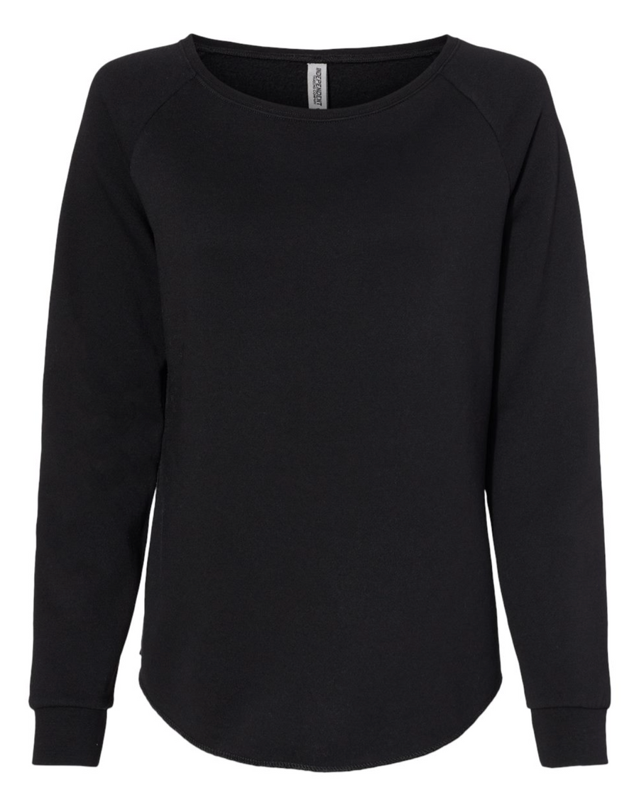 Women's California Wave Wash Crewneck Sweatshirt - Design Your Own