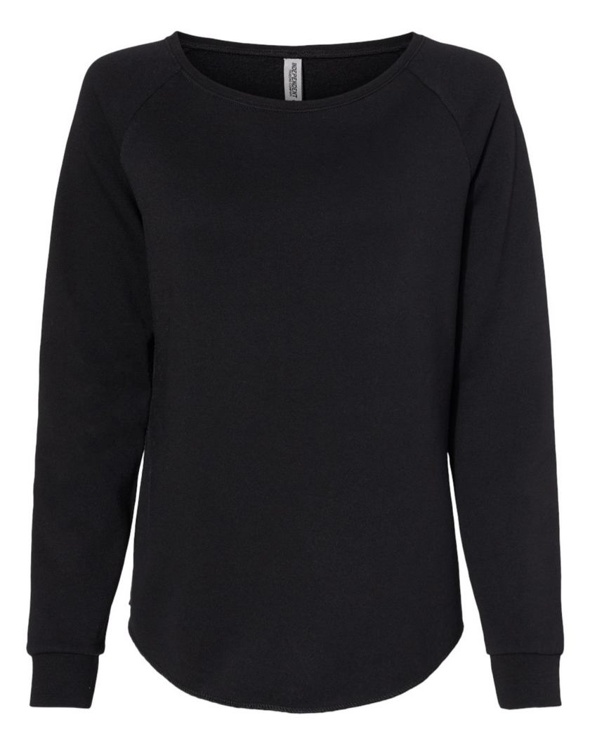Women's California Wave Wash Crewneck Sweatshirt - Design Your Own