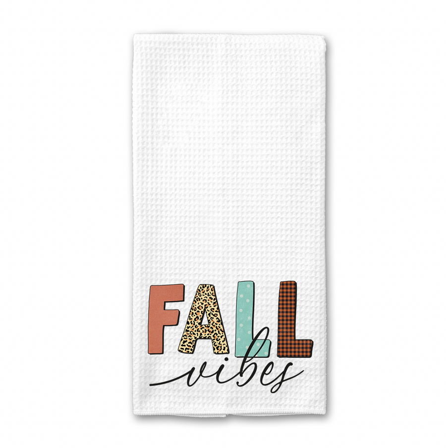Fall Vibes Kitchen Towel