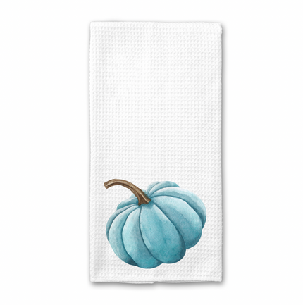 Country Blue Pumpkin Kitchen Towel