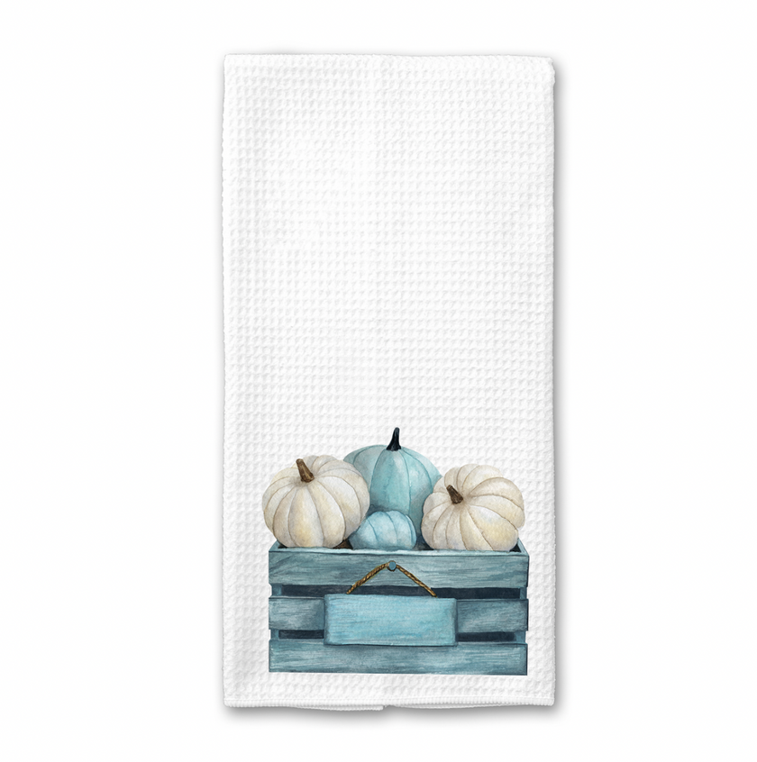 Farmhouse Pumpkins Kitchen Towel
