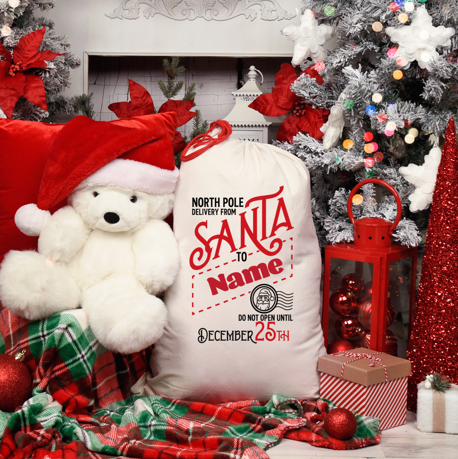 Delivery From Santa - Santa Sack