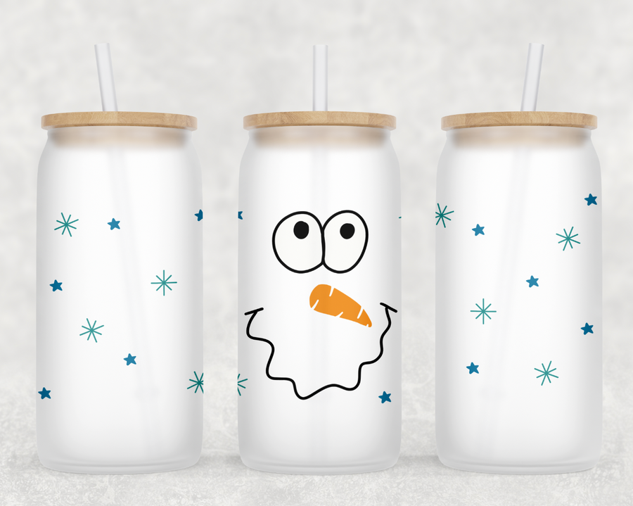 Frosty Glass Can Tumbler