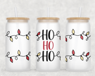 Ho Ho Ho Glass Can Tumbler