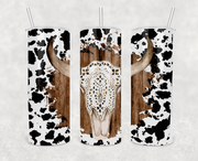 Boho Cow Print 20oz Skinny Tumbler