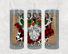 Mooey Christmas 20oz Skinny Tumbler