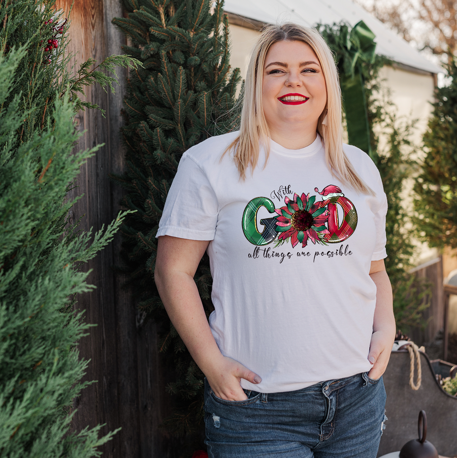 With God Christmas Unisex T-shirt