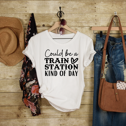 Train Station Kind of Day Unisex T-shirt
