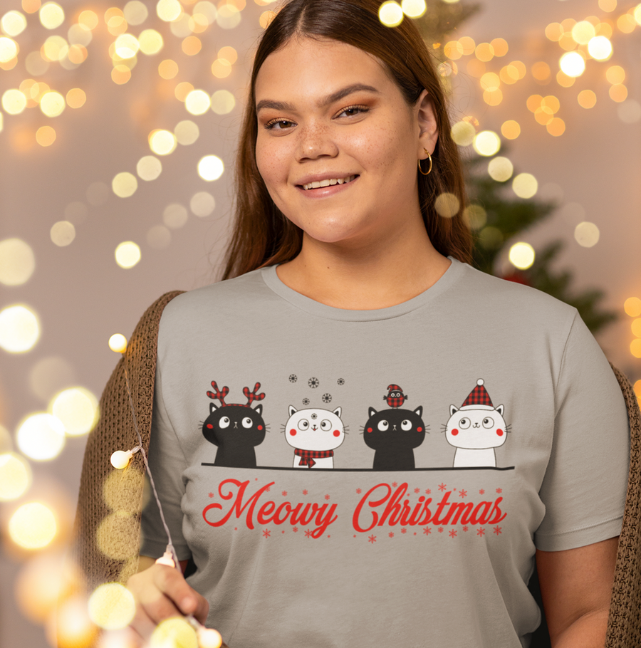 Meowy Christmas Unisex T-shirt