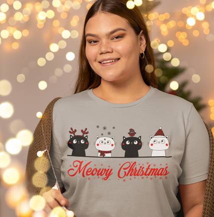Meowy Christmas Unisex T-shirt