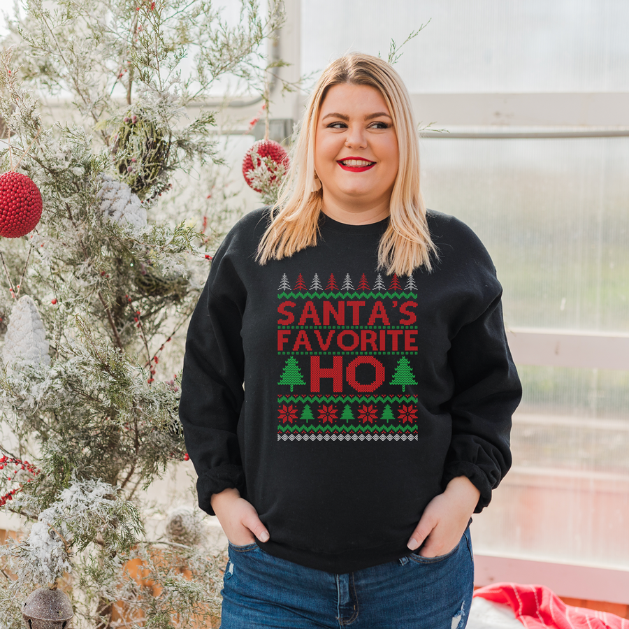 Santa's Favorite Ho Ugly Sweatshirt